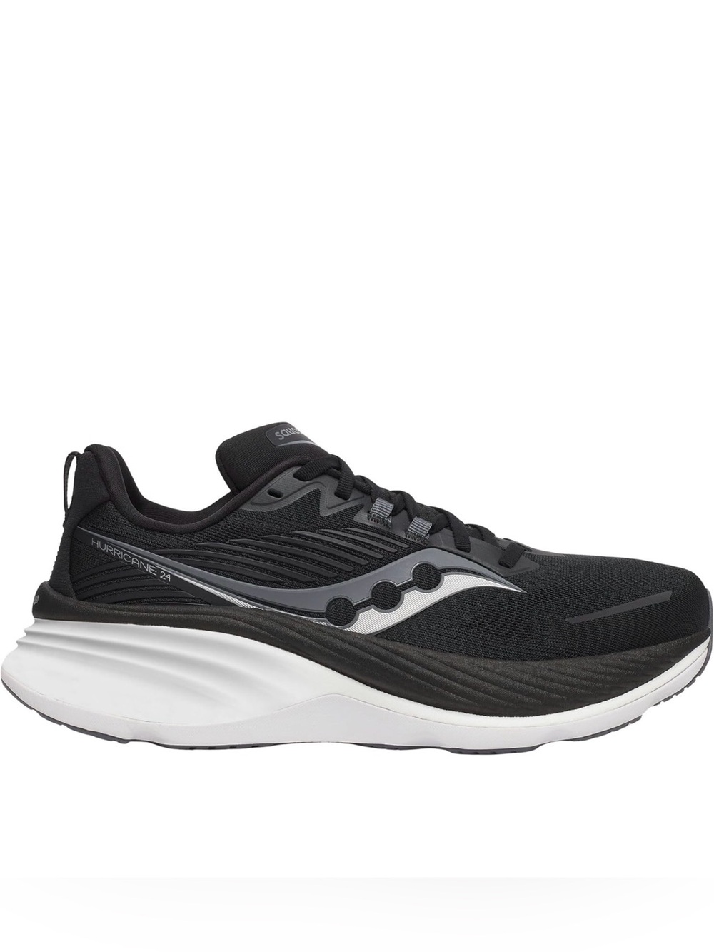 Brand New Saucony Black and White Running Shoes